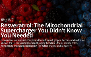 Supplement Smart: Resveratrol and Mitochondrial Health with mescreen™